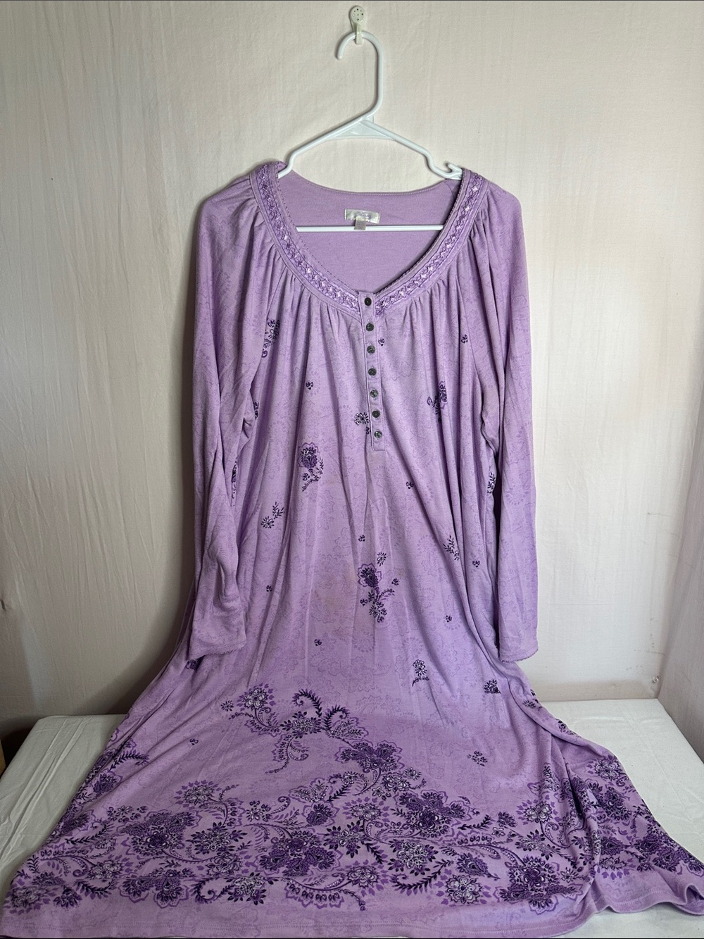 Secret Treasures Lilac Floral Maxi Dress
